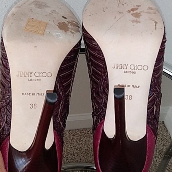 JIMMY CHOO BORDEAUX Kappa Sporty Calf Boot - Picture 6 of 8